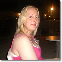 My wife Kelly during our honeymoon in Barbados, 2007.